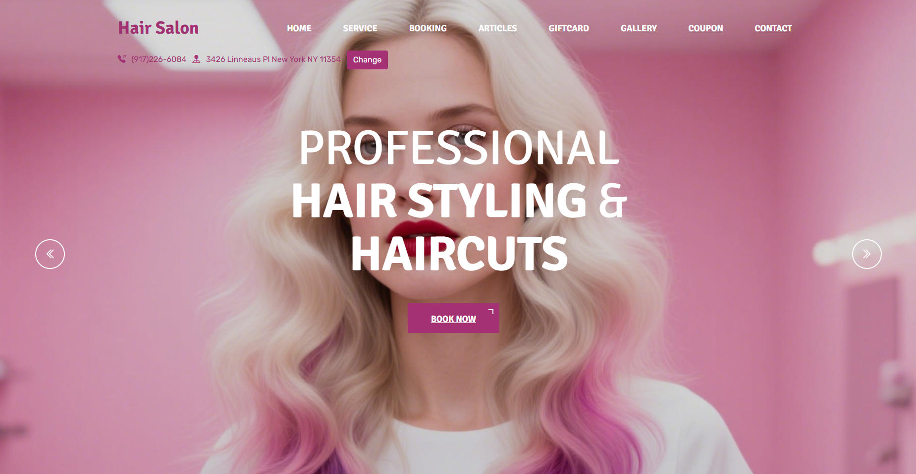 Salon3 Template